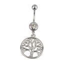 Handcrafted Tree of Life Dreamcatcher Belly Ring Navel Ring Body Piercing