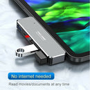 5 In 1 Plug And Play USB3.0 C Hub OTG Aluminum Alloy Mini Portable for iPad Pro