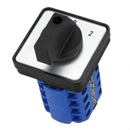 LW28-20M08/4 3 Position Rotary Cam Changeover Switch Ui 550V Ith 20A, Blue+SE8Q7