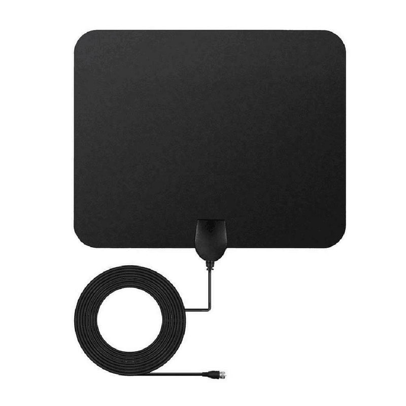 Large Flat 1080P HD TV Amplifier Indoor Digital TV Antenna 80Miles Range