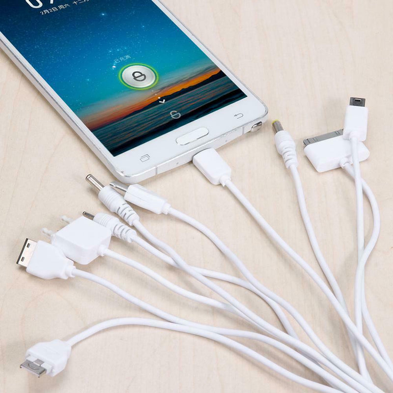 10 in 1 Multifunction Universal Cable Charger Adapter USB Data Cable Wire