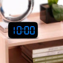Alarm Clock, Digital Alarm Clock With Voice Control And Big Snooze, Led Clo W5E4