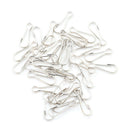 20pcs Metal Lanyard Snap Spring Clips Hooks Findings DIY Length 2.5cm M&O