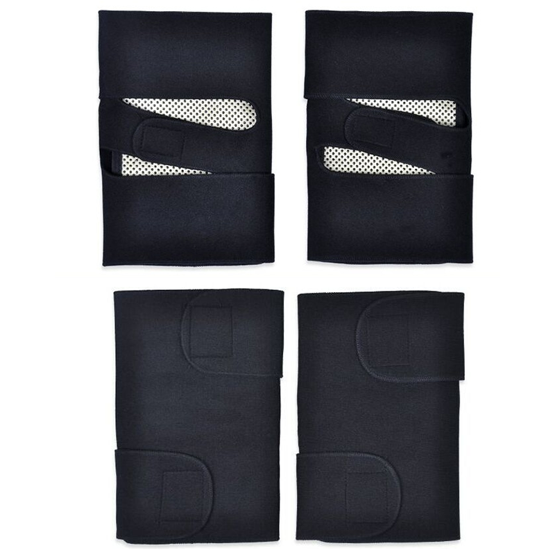 Self Heating Knee Pads Magnetic Therapy Tourmaline Elbow Wrist Belt 1Pair Brace