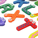 36Pcs Wooden Letters Numbers Home Decor Fridge Magnets Educational Learn Toys