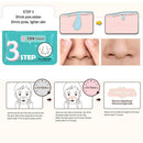 Remove Blackhead 3 Steps Care Deep Clean Pores Acne Nose Patch (Blue)