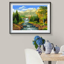 5D DIY Full Drill Diamond Painting Scenery Cross Stitch Mosaic Craft Kits