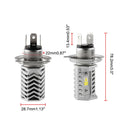 H4 9003 Motorcycle LED Headlight High Low Beam Light Conversion Headlamp 6500K