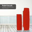 2pcs Rubber Imitation Wood Grain Wall Painting Decorative Roller Brushes