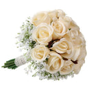 Wedding Bride Holding Flowers Romantic Wedding Colorful Gypsophila Bride 'S U2K9