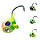 6Pcs Winter Ice Fishing Jig Head Barbed Hooks Lure Bait Set 15mm/1.1 A6I7 Z7F0