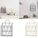 Magazine Holder Hanging Wall Mounted Newspaper Periodical Book Document Fil G6V9