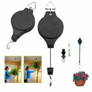 4x Plant Hanging Hooks Retractable Plant Pulley