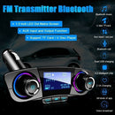 Durable Bluetooth FM Transmitter MP3 Player Dual USB Charger Handsfree 5V