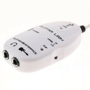 USB Guitar Link Cable Audio Adapter Connector for Instruments Recording