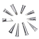 10Pcs Durable Soldering Tip Set for Weller WSD81 WD1000 WSP80 WP80 LT Solde