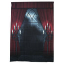 Photography Backdrop Indoor 150x200cm Halloween Background Red Curtain Stud