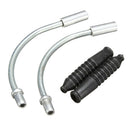 2 Sets Mountain Road Bike V Brake Noodles Cable Guide Bend Tubes+ Sleeves