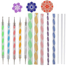 16pcs Mandala Dotting Tool for Rock Painting Kit Dot Art Rock Pen Paint OZ