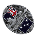 Western Cowboy Zinc Alloy Knight Australian Flag Belt Buckle Jeans Accessory