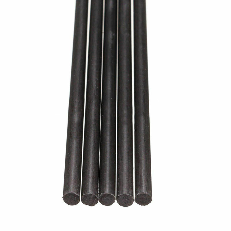 5pcs 4 mm Diameter x 500mm Carbon Fiber Rods For RC Airplane Matte Pole