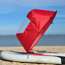 Foldable Kayak BoatWind SailSup Paddle Board Sailing Canoe stroke Rowing BoatsBX