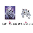 Purple Tiger Lovers 5D DIY Diamond Painting Embroidery Cross Stitch Kit Art