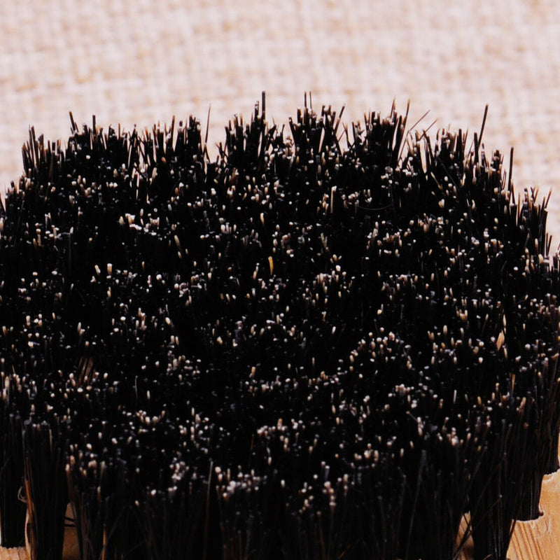 Men Boar Bristles Mustache Solid Wood Beard Oil Hair Shaving Brush Clean Tool