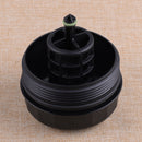 Oil Filter Cover Cap Fit for BMW E60 E84 E90 E92 1-6 Series 11427525334 Black