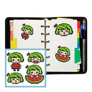 4pcs Diamond Painting Kit DIY Round Rhinestone Adhesive Cute Girl Stickers