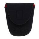 Neoprene DSLR Camera Lens Soft Protector Pouch Bag Case Set S Black+Red