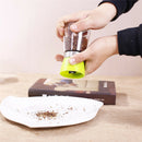Salt and Pepper Grinder Set Stainless Steel Stand Spice Ceramic Mill Grinders  Z
