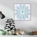 DIY Geometric Special Shaped Diamond Painting Cross Stitch Clock Home Decor