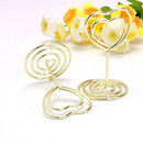 Mini Heart Shape Place Card Memo Holder Picture Stand Note Clip for Wedding