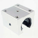 4Pcs 12Mm/0.47Inch SBR12UU Aluminum Open Linear Router Motion Bearing Solid