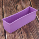 Silicone Rectangle Soap Making Mould DIY Toast Bread Loaf Cake Mold Bakeware