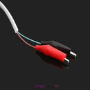 Home Phone Telephone Rj11 Plug Alligator Clip Test Tester Cable Wire Cord