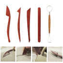 23PCS pottery sculpture kit, including wooden embellishment tools, silicone M1Y6