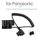 DC5.5x2.1mm DMW-DCC12 Dummy Battery+D-TAP Adapter Spring Wire for Panasonic