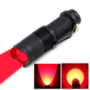 Red Light LED Flashlight 3 Modes Torch Lamp Astronomy Favor Night Vision Ca Z1W1
