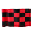 Backyard Putting Green Golf Training Aid Chequered Flag Solid Flag Red+Black