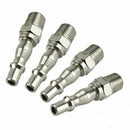 Air Line Hose Fitting Connector Quick Release 1/4 Male Thread 5pk W7U4