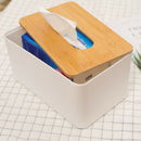 Wooden Cover Plastic Tissue Box Paper Holder Dispenser Organizer For Ho IFA