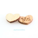 100pcs Wooden Heart Mr & Mrs Rustic Wedding Party Favours Table Confetti Decor