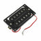 2PCs(1 set)Black Humbucker Double Coil Electric Guitar Pickups + Frame Scre