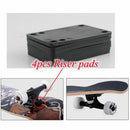 Set of 4 Skateboard Riser Pads Longboard Rise Pad, Soft Longboards Shockpads,