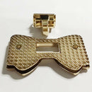 1 Sets Purse Twist Turn Lock Golden Hook Box Latches Clasp Bag Lock Trunk P D5G5