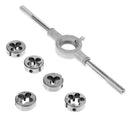 6PCS/Set Metric Die Wrench Kit Thread Processing Threading Tapping Hand Too