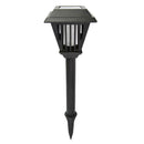 2 LED Garden Lawn Solar Mosquito Killer Purple Light Insect Pest Bug Zapper Lamp