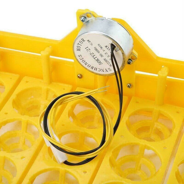 110V Automatic Egg Turner 56 Eggs Incubators Tray Quail Chicken Goose C2I7